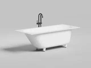 Ванна из искусственного камня Salini Ornella Kit S-Stone 102421MRF 170x75см RAL полностью